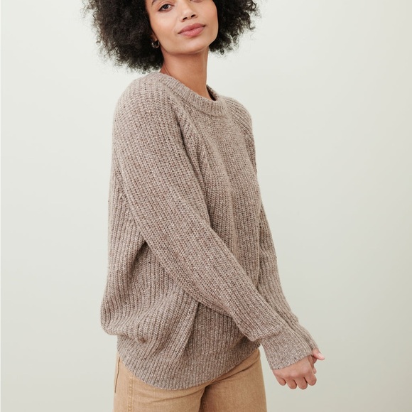 Jenni Kayne Oversized Cashmere Fisherman Sweater - size small but fits like XS - Picture 4 of 13